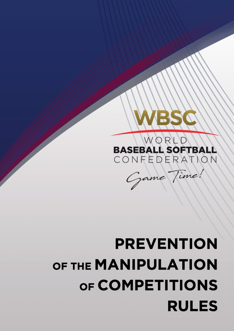 WBSC Code on Prevention of the Manipulation of Competitions
